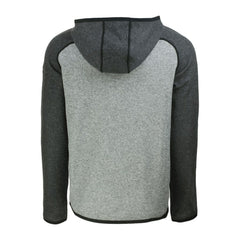 Los Angeles Dodgers Cutter & Buck Mainsail Full-Zip Hooded Jacket - Heather Charcoal/Heather Gray - MLB on Sale