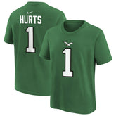 Nike Jalen Hurts Philadelphia Eagles Preschool Player Name & Number T-Shirt Kelly Green