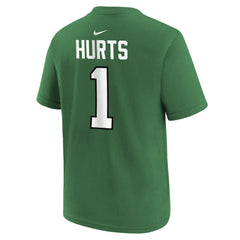 Nike Jalen Hurts Philadelphia Eagles Preschool Player Name & Number T-Shirt Kelly Green