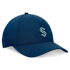 Seattle Kraken Fanatics Front Office Ripstop Adjustable Hat - Deep Sea Blue - NHL 200496222
