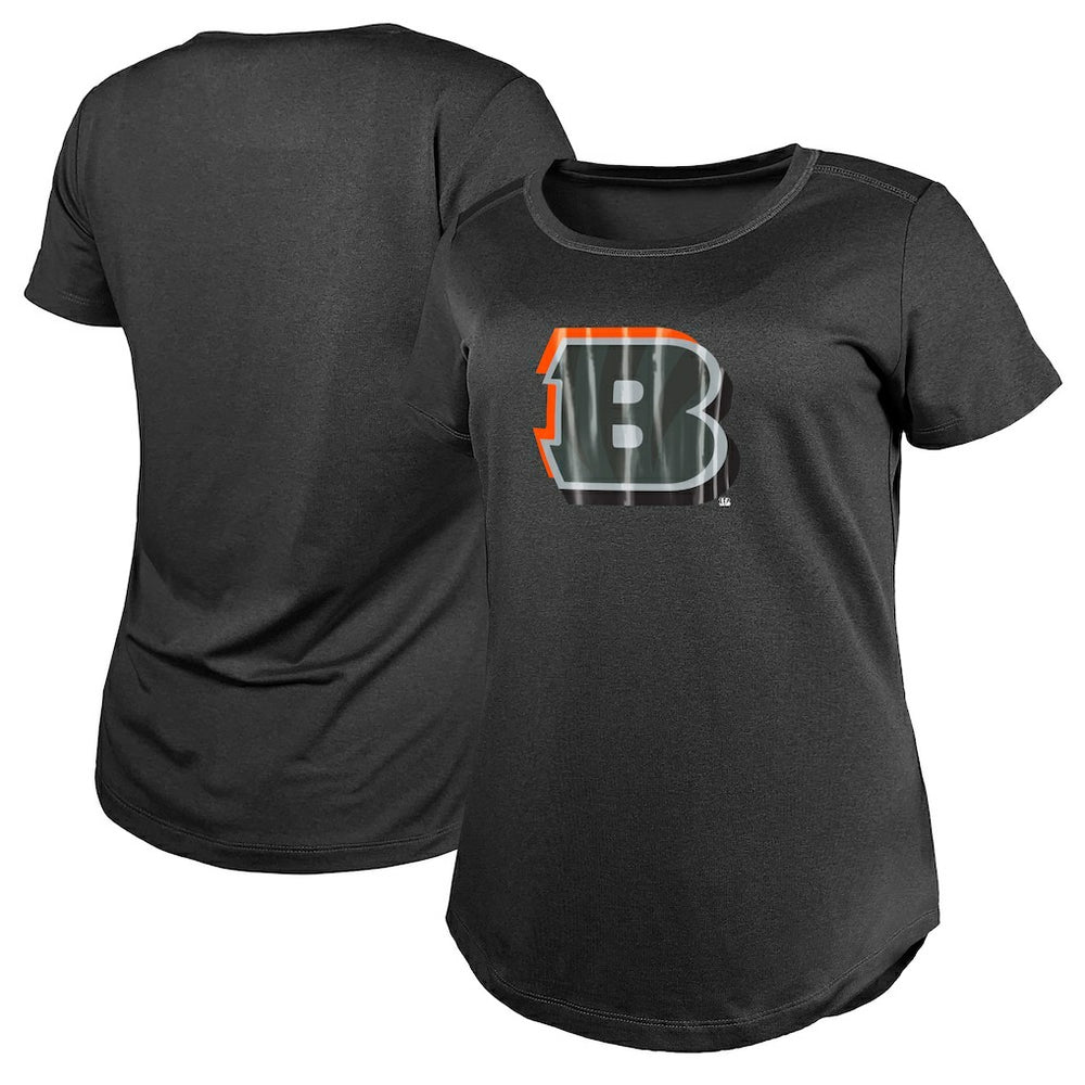 Cincinnati Bengals New Era Women's 2024 NFL Draft T-Shirt Charcoal