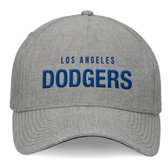 Los Angeles Dodgers Fanatics Elements A-Frame Structured Adjustable Hat - Heather Gray - Fanatics Lifestyle