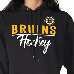 Boston Bruins G-III 4Her by Carl Banks Women's Team Sport Tri-Blend Fleece Hoodie - Black - NHL 200497115