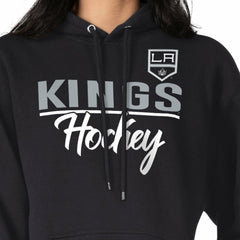 Los Angeles Kings G-III 4Her by Carl Banks Women's Team Sport Tri-Blend Fleece Hoodie - Black - NHL 200497121