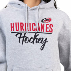 Carolina Hurricanes G-III 4Her by Carl Banks Women's Team Sport Tri-Blend Fleece Hoodie - Heather Gray - NHL 200497135