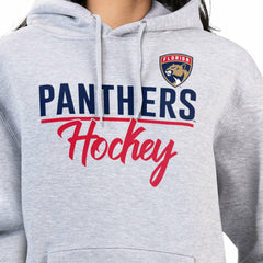 Florida Panthers G-III 4Her by Carl Banks Women's Team Sport Tri-Blend Fleece Hoodie - Heather Gray - NHL 200497142
