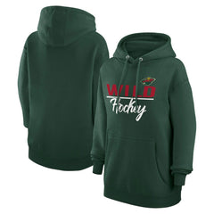 Minnesota Wild G-III 4Her by Carl Banks Women's Team Sport Tri-Blend Fleece Hoodie - Green - NHL 200497164