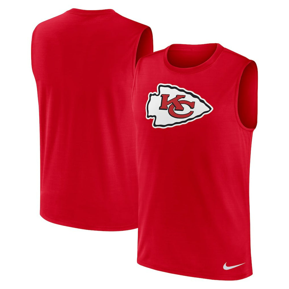 Nike Kansas City Chiefs Blitz Legend Dri-FIT Muscle Tank Top Red