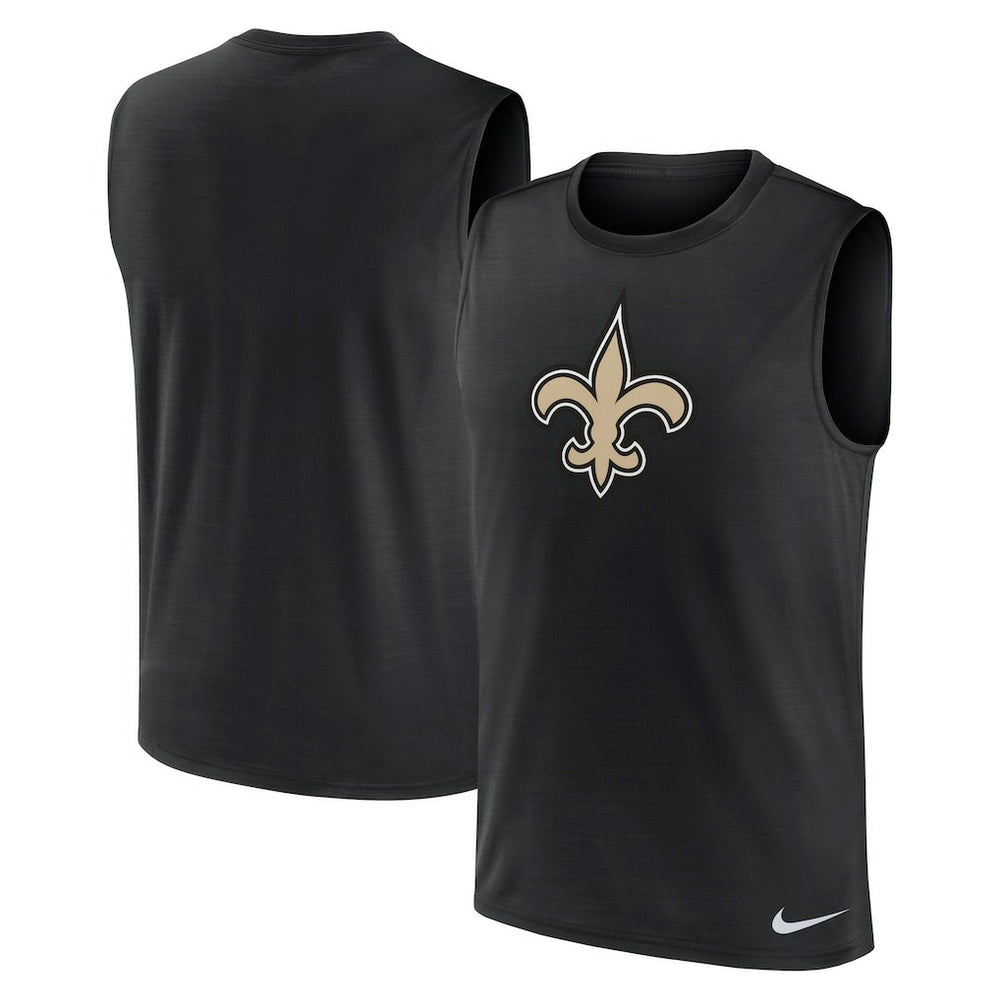 Nike New Orleans Saints Blitz Legend Dri-FIT Muscle Tank Top Black