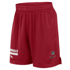 Nike Arizona Cardinals 2024 Sideline Performance Mesh Shorts Cardinal