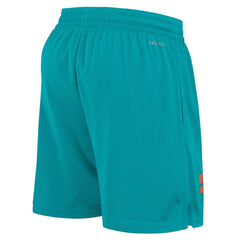 Nike Miami Dolphins 2024 Sideline Performance Mesh Shorts Aqua