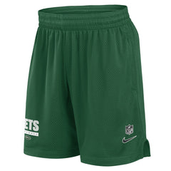 Nike New York Jets 2024 Sideline Performance Mesh Shorts Green