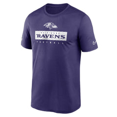 Nike Baltimore Ravens Sideline Legend Performance T-Shirt Purple