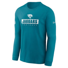 Nike Jacksonville Jaguars Sideline Dri-FIT Long Sleeve T-Shirt Teal