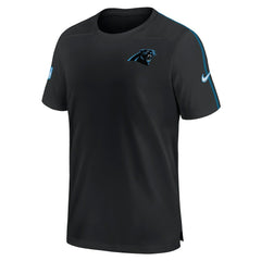 Nike Carolina Panthers 2024 Sideline Coach UV Performance T-Shirt Black