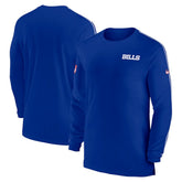 Nike Buffalo Bills Sideline Coach UV Performance Long Sleeve T-Shirt Royal