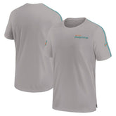 Nike Miami Dolphins 2024 Sideline Coach UV Performance T-Shirt Gray