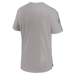 Nike Miami Dolphins 2024 Sideline Coach UV Performance T-Shirt Gray
