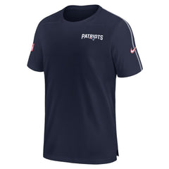 Nike New England Patriots 2024 Sideline Coach UV Performance T-Shirt Navy