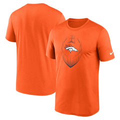 Nike Denver Broncos Primetime Legend Icon Performance T-Shirt Orange