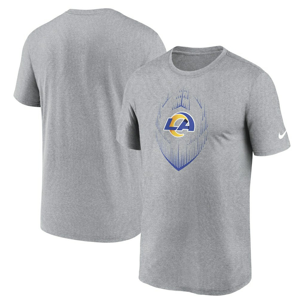 Nike Los Angeles Rams Primetime Legend Icon Performance T-Shirt Heather Gray