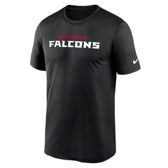 Nike Atlanta Falcons Primetime Legend Wordmark Performance T-Shirt Black