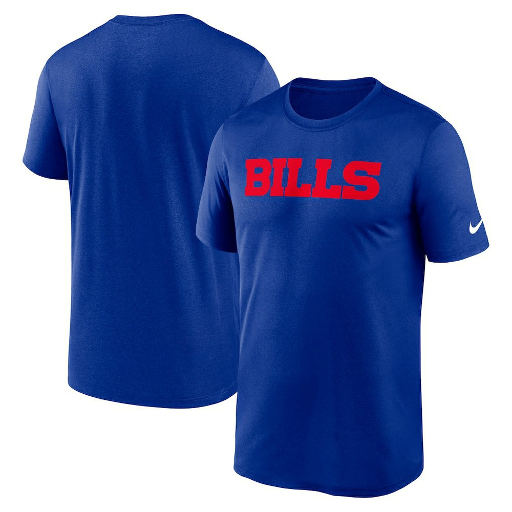 Nike Buffalo Bills Primetime Legend Wordmark Performance T-Shirt Royal