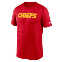 Nike Kansas City Chiefs Primetime Legend Wordmark Performance T-Shirt Red