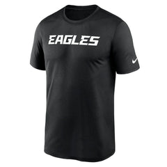 Nike Philadelphia Eagles Primetime Legend Wordmark Performance T-Shirt Black