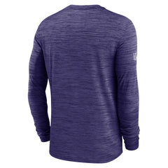 Nike Baltimore Ravens Sideline Velocity Dri-FIT Long Sleeve T-Shirt Purple