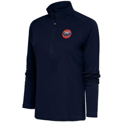 Houston Astros Antigua Women's Cooperstown Tribute Half-Zip Pullover Top - Navy - MLB Lifestyle