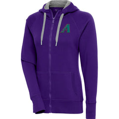 Arizona Diamondbacks Antigua Women's Cooperstown Victory Full-Zip Hoodie - Purple - MLB Online