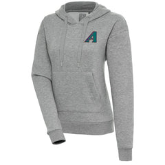 Arizona Diamondbacks Antigua Women's Cooperstown Victory Pullover Hoodie - Heather Gray - MLB Online