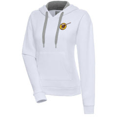 San Diego Padres Antigua Women's Cooperstown Victory Pullover Hoodie - White - MLB on Sale