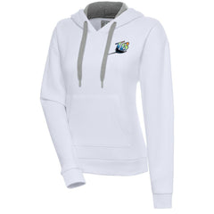 Tampa Bay Rays Antigua Women's Cooperstown Victory Pullover Hoodie - White - MLB Online