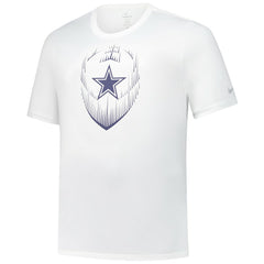 Nike Dallas Cowboys Big & Tall Blitz Legend Icon Performance T-Shirt White