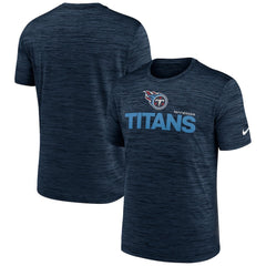 Nike Tennessee Titans Blitz Velocity Modern Dri-FIT T-Shirt Navy