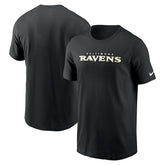 Nike Baltimore Ravens Primetime Wordmark Essential T-Shirt Black