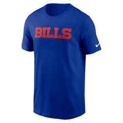 Nike Buffalo Bills Primetime Wordmark Essential T-Shirt Royal