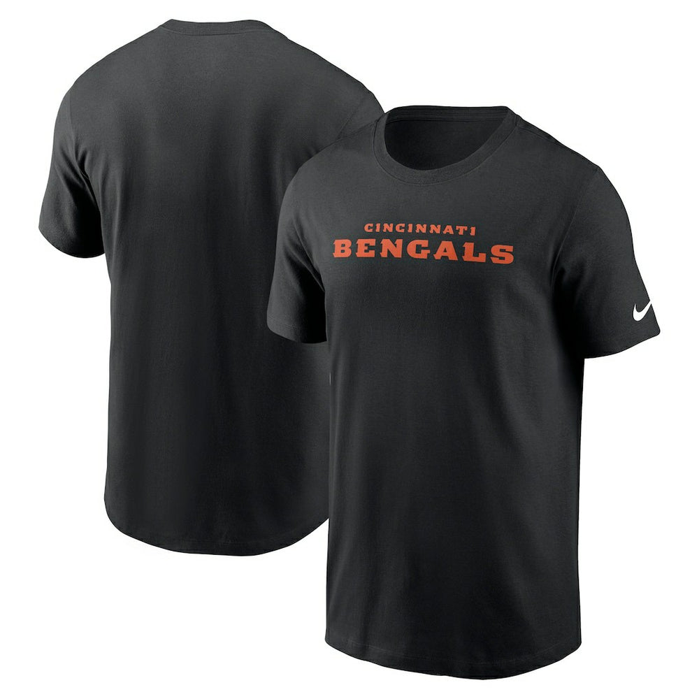 Nike Cincinnati Bengals Primetime Wordmark Essential T-Shirt Black