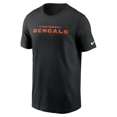 Nike Cincinnati Bengals Primetime Wordmark Essential T-Shirt Black