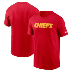 Nike Kansas City Chiefs Primetime Wordmark Essential T-Shirt Red