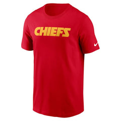 Nike Kansas City Chiefs Primetime Wordmark Essential T-Shirt Red