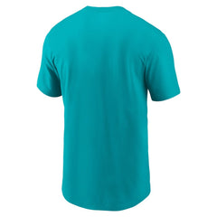 Nike Miami Dolphins Primetime Wordmark Essential T-Shirt Aqua
