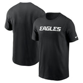 Nike Philadelphia Eagles Primetime Wordmark Essential T-Shirt Black