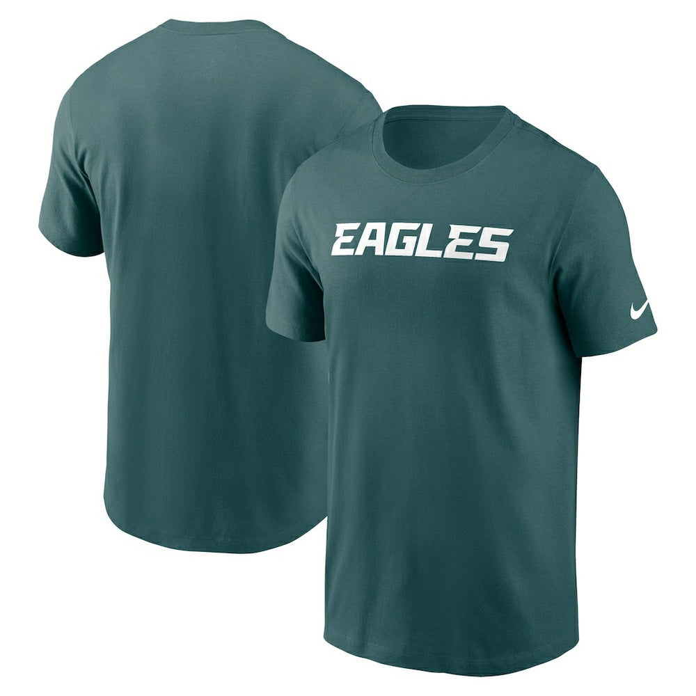 Nike Philadelphia Eagles Primetime Wordmark Essential T-Shirt Midnight Green