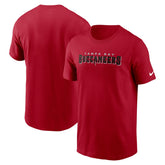 Nike Tampa Bay Buccaneers Primetime Wordmark Essential T-Shirt Red
