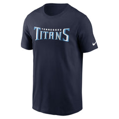Nike Tennessee Titans Primetime Wordmark Essential T-Shirt Navy