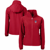 New York Mets Cutter & Buck Women's Charter Eco Recycled Full-Zip Jacket - Red - MLB Sale