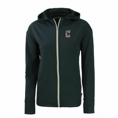 Cleveland Guardians Cutter & Buck Women's Daybreak Eco Recycled Full-Zip Hoodie - Navy - MLB on Sale
